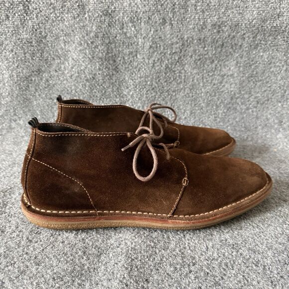 Cole Haan x Todd Snyder Lewis Chukka Boots Mens SZ 13M Brown Suede Ankle Lace Up